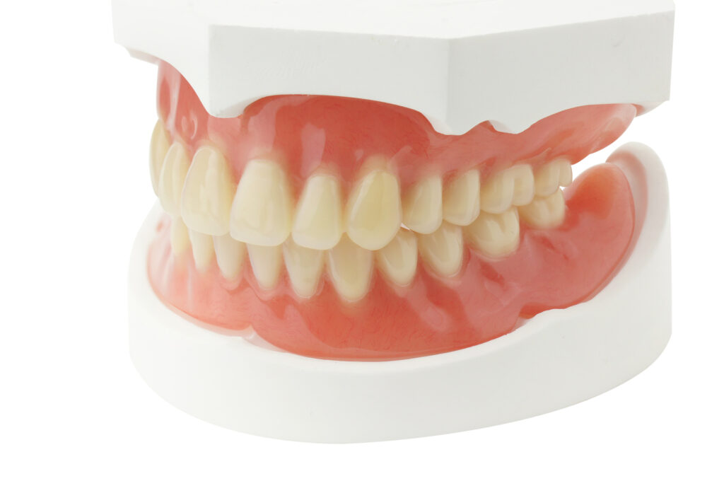 Full dentures for restorative dental treatment